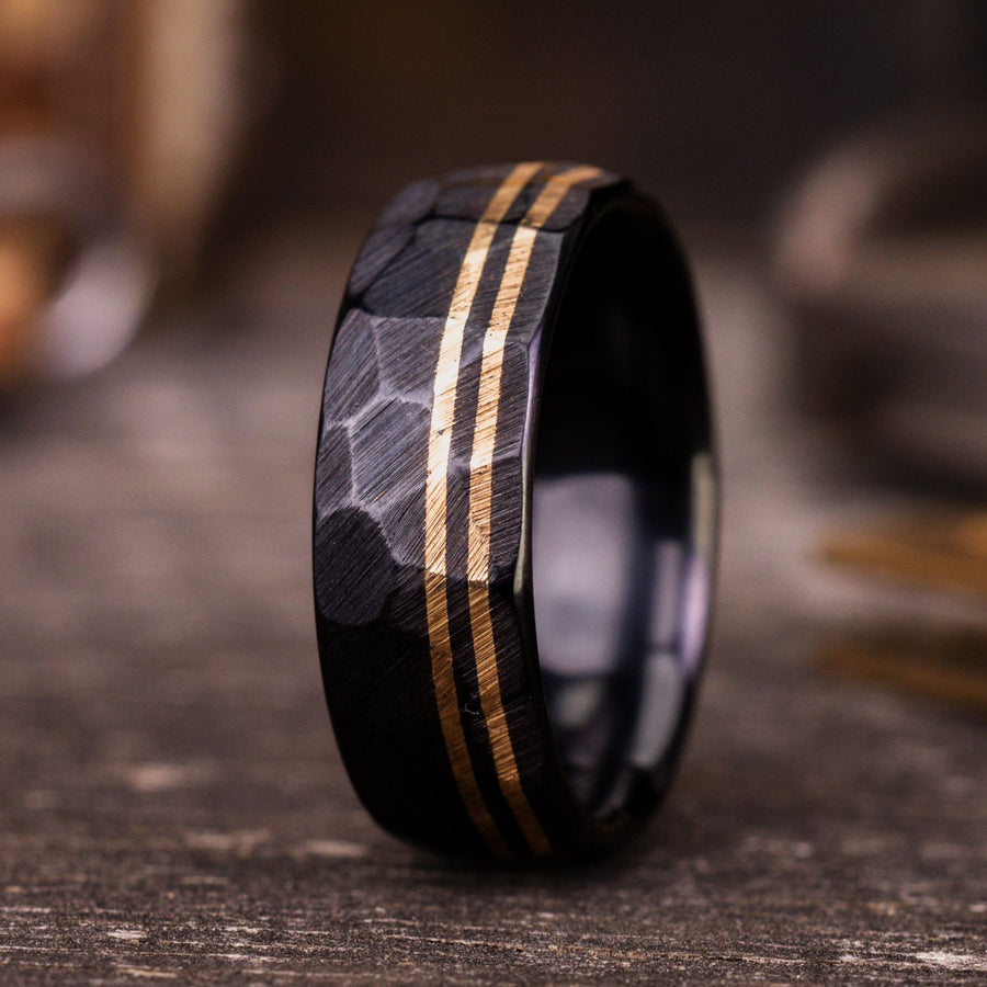 ::Shown in 8mm Wide | Black Titanium