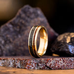 mens-gold-dinosaur-bone-black-meteorite-wedding-band-prehistoric-rustic-and-main