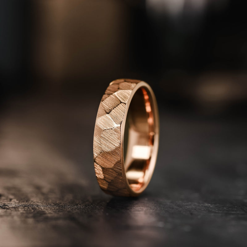 mens-gold-thin-hammered-wedding-band-rose-gold-apollo-rustic-and-main_1