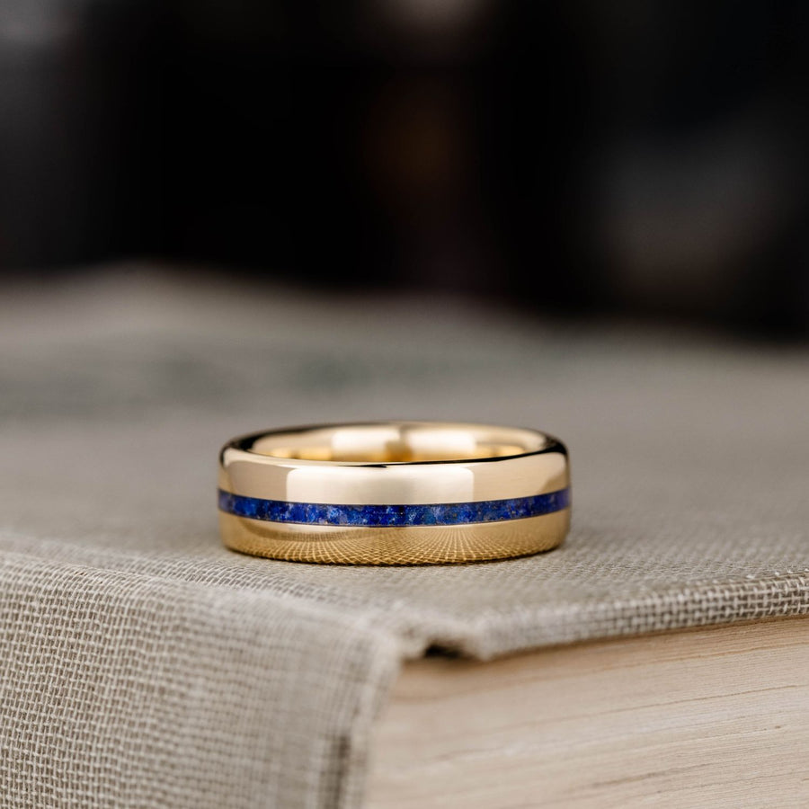 ::Shown in 10k Yellow Gold | 7mm Wide