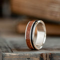 :: Shown in 10k white gold | 8mm Wide