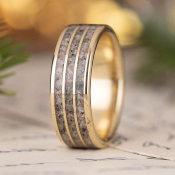 ::Shown in 8mm Wide | Yellow Gold