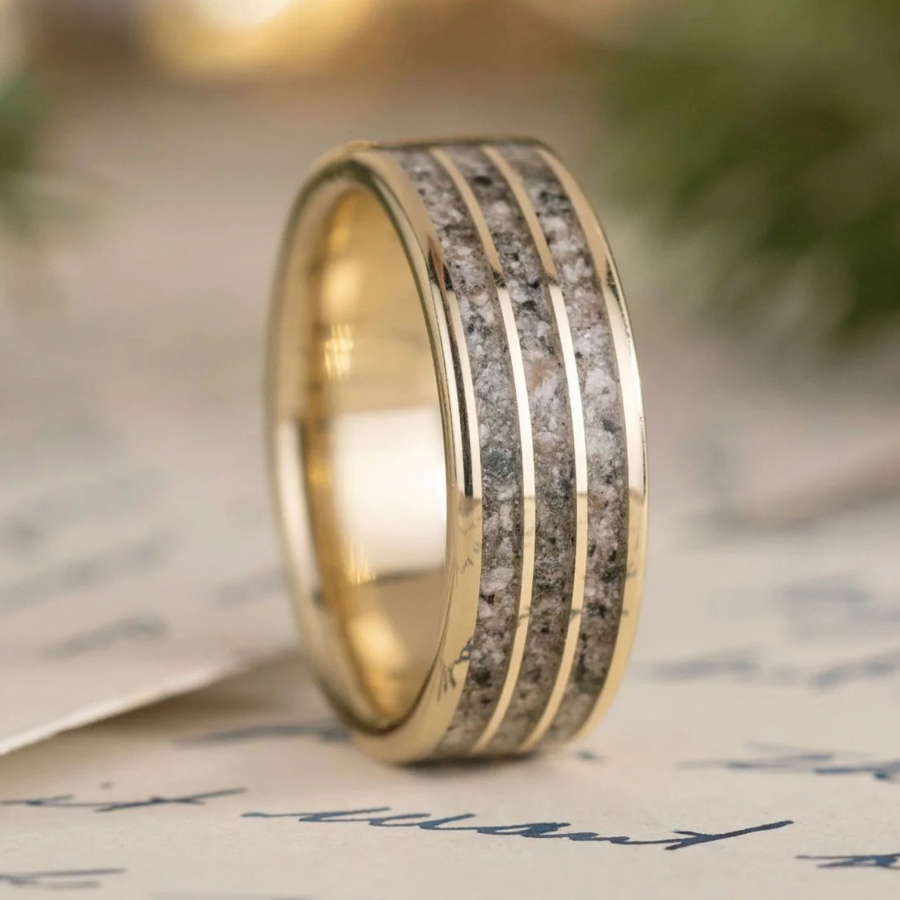 ::Shown in 8mm Wide | Yellow Gold
