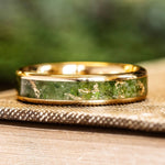 mens-gold-wedding-band-green-imperial-diopside-gold-flakes-the-wilde-rustic-and-main