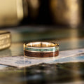 ::Shown in 10k yellow gold | 8mm wide