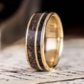 :: Shown in 10k Yellow Gold | 8mm Wide