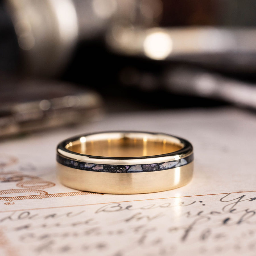 ::Shown in 6mm Wide | 10K Yellow Gold 