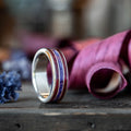 mens-gold-wedding-band-purpleheart-wood-sea-lavender-rustic-and-main