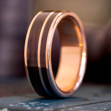 ::Shown in 8mm Wide | Yellow Gold 