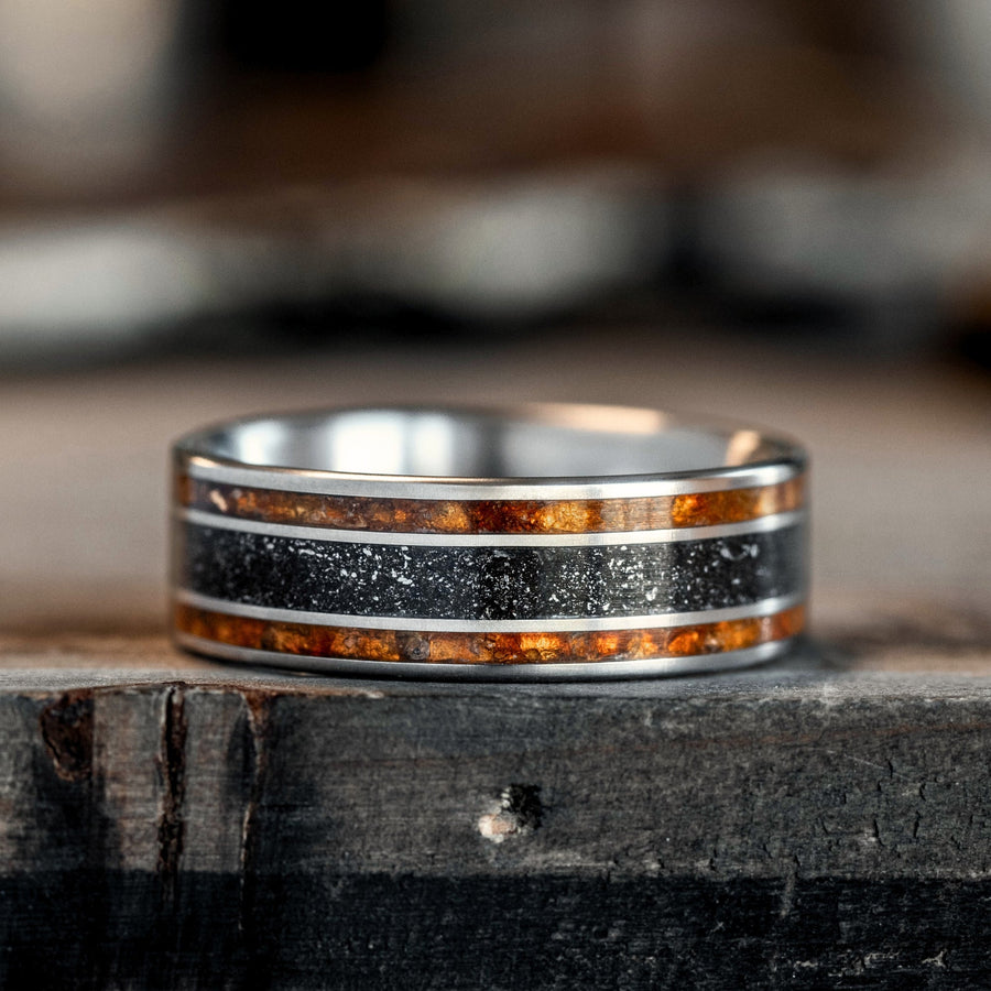 ::Shown in 8mm Wide | Titanium. Actual Product is 6mm Wide.