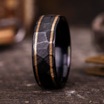 mens-hammered-black-titanium-wedding-band-dual-outer-inlays-the-apollo-renegade-noir-rustic-and-main-8mm