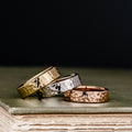 ::Shown in 10k Yellow, White & Rose Gold | 6mm Wide