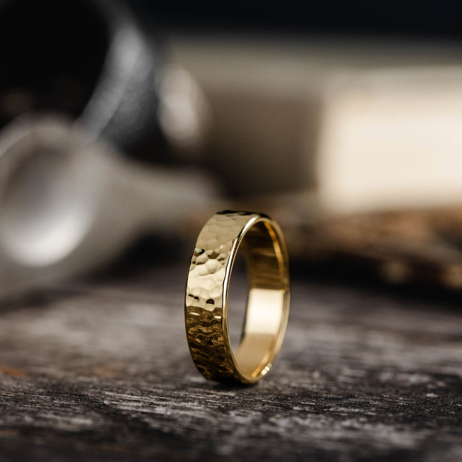 ::Shown in 10K Yellow Gold | 6mm Wide