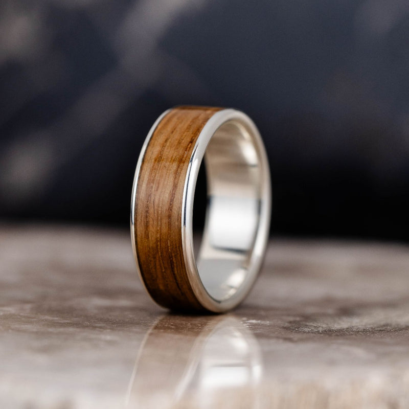 mens-natural-whiskey-wood-silver-wedding-band-the-angel-share-rustic-and-main