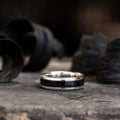 ::Shown in 10K White Gold | 7mm Wide. Actual product is 8mm.