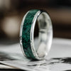 mens-silver-wedding-band-green-malachite-the-wilderness-rustic-and-main