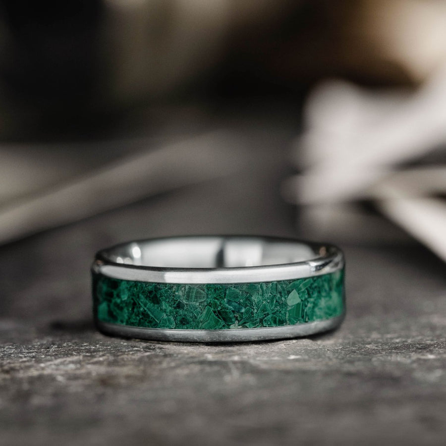 mens-silver-wedding-band-green-malachite-the-wilderness-rustic-and-main