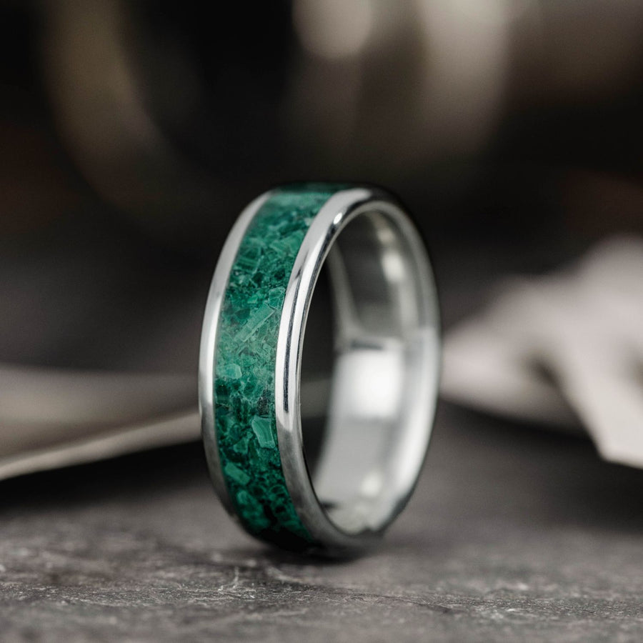 mens-silver-wedding-band-green-malachite-the-wilderness-rustic-and-main