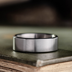 The Olympian | 8mm Men's Polished Titanium Wedding Band