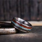 mens-titanium-wedding-band-dinosaur-bone-meteorite-natural-turquoise-solstice-rustic-and-main