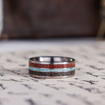 mens-titanium-wedding-band-dinosaur-bone-meteorite-natural-turquoise-solstice-rustic-and-main