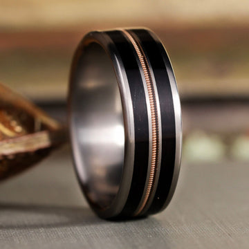 ::Shown in 8mm Wide | Titanium