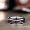 in-stock-the-voyager-mens-meteorite-and-titanium-wedding-band-size-10-5-6mm-wide