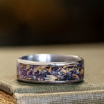 mens-titanium-wedding-band-purple-lavender-inlay-impressionist-rustic-and-main_2