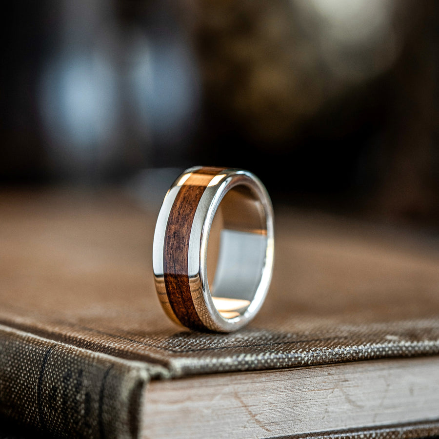:: Shown in 8mm Wide | White Gold 