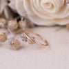 (In-Stock) The Meridian | Women's 14k Rose Gold Stacking Ring - Size 7 | 1mm Wide