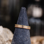 The Meridian | 1mm Women's Yellow Gold Stacking Ring