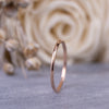 (In-Stock) The Meridian | Women's 14k Rose Gold Stacking Ring - Size 7 | 1mm Wide