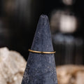 The Meridian | 1mm Women's Yellow Gold Stacking Ring