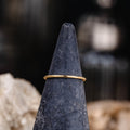 The Meridian | 1mm Women's Yellow Gold Stacking Ring