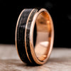 ::Shown in 10k Rose Gold | 8mm Wide