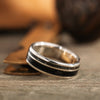 midnight-barrel-silver-mens-silver-wedding-band-whiskey-barrel-wood-meteorite-size-7-6mm-wide_1