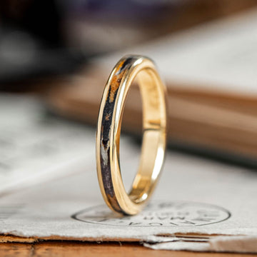 :: Shown in 3mm Wide | Yellow Gold 