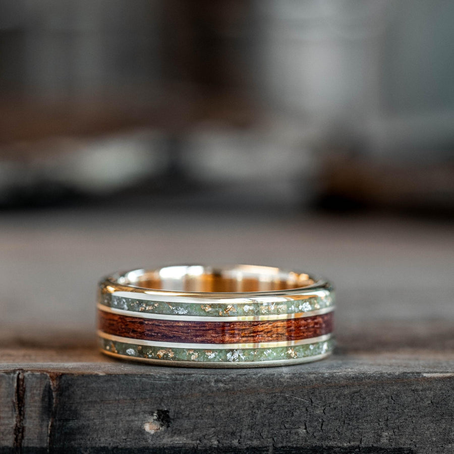 ::Shown in 8mm Wide | Yellow Gold