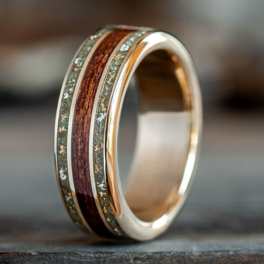 ::Shown in 8mm Wide | Yellow Gold