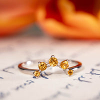 The Fable - Citrine Crown Contour Band