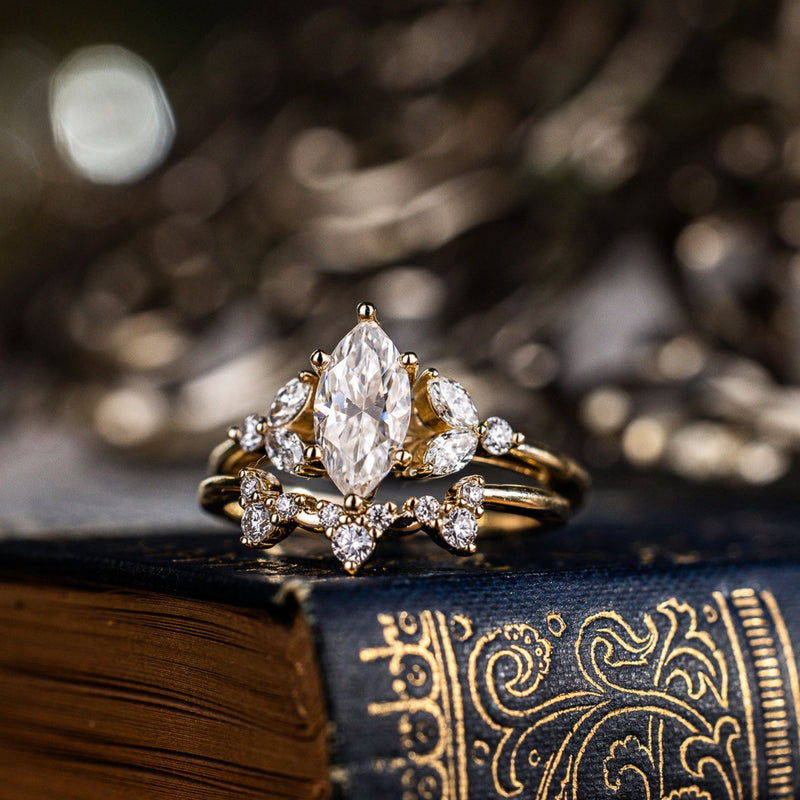 Nature inspired wedding ring sets 60 photos - Astyledwedding.com