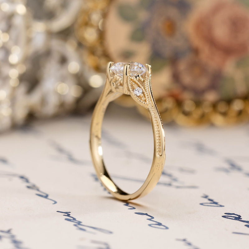 nature-inspired-round-diamond-engagement-ring-milgrain-accents-the-fleuris-rustic-and-main