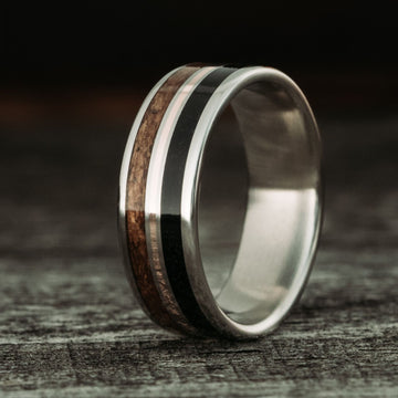:: Shown in 8mm Wide | Titanium