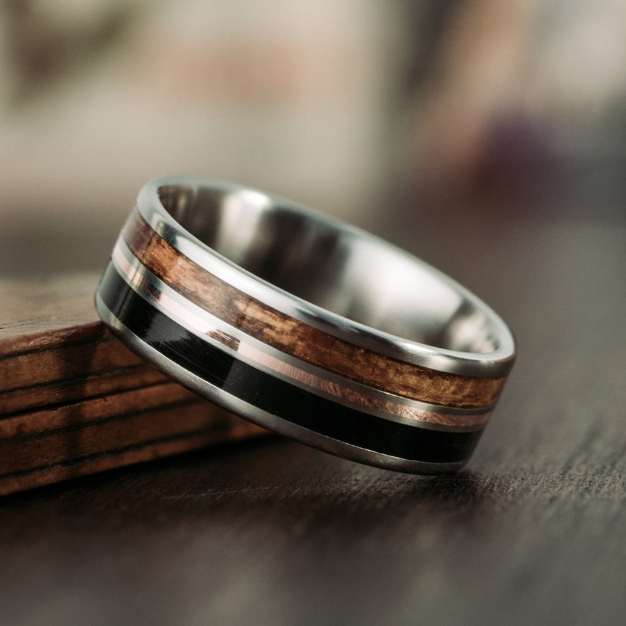 :: Shown in 8mm Wide | Titanium