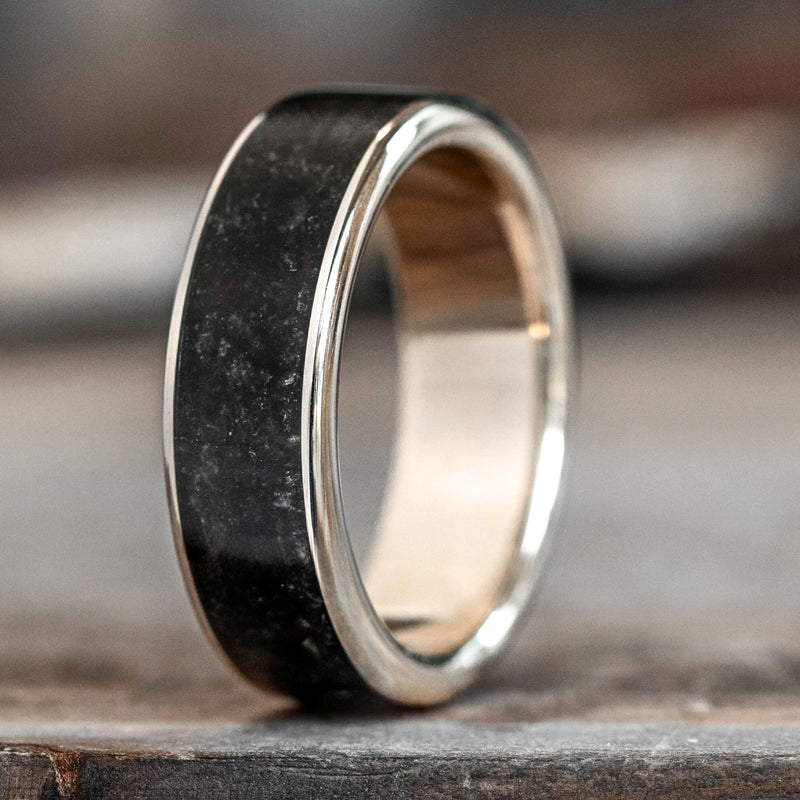 The Obsidian | Gold & Black Obsidian Ring – Rustic and Main