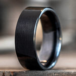 olympian-noir-mens-polished-black-titanium-wedding-band-rustic-and-main