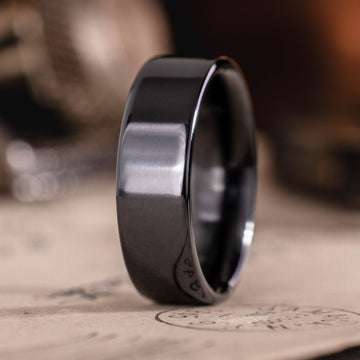 :: Shown in 8mm Wide | Black Titanium