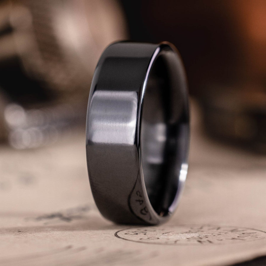 :: Shown in 8mm Wide | Black Titanium