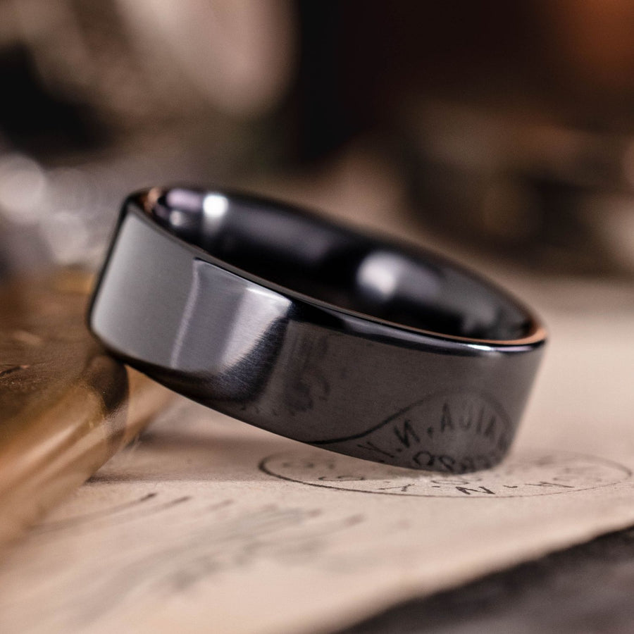 :: Shown in 8mm Wide | Black Titanium