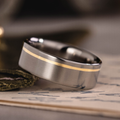 ::Shown in 8mm | Yellow Gold Inlay